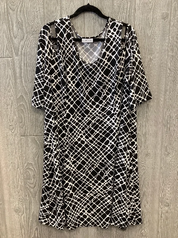 Special Price Dress Casual Midi By Susan Graver In Black, Size: 2x