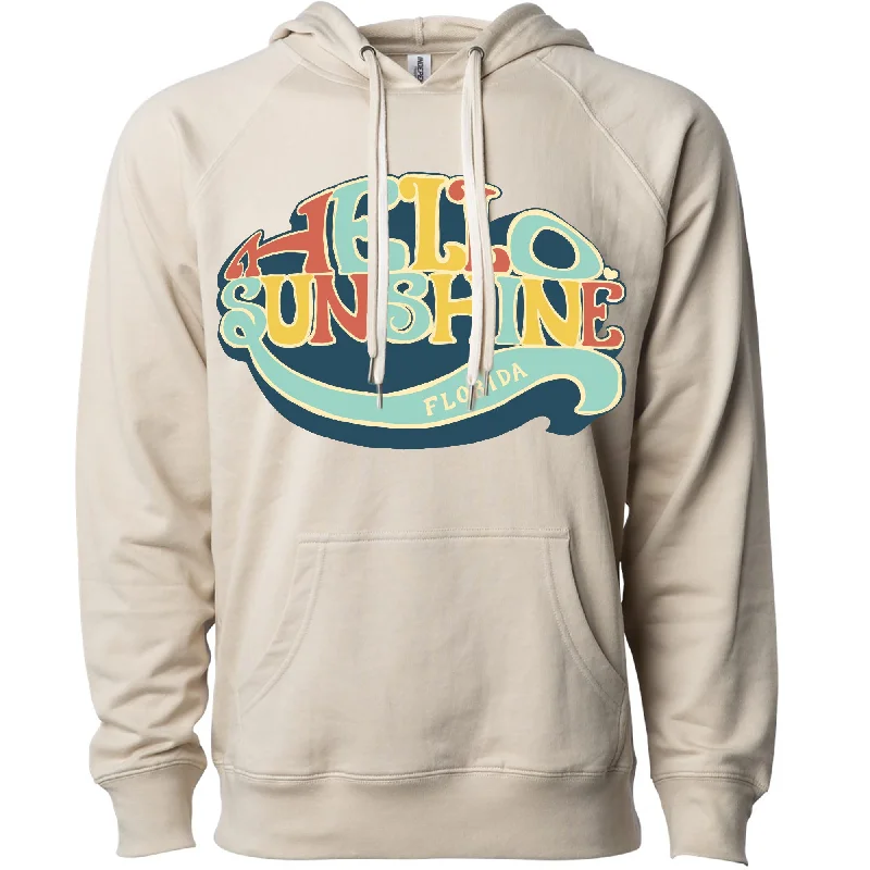 Deal Mania Hello Sunshine Florida Raglan Hoodie