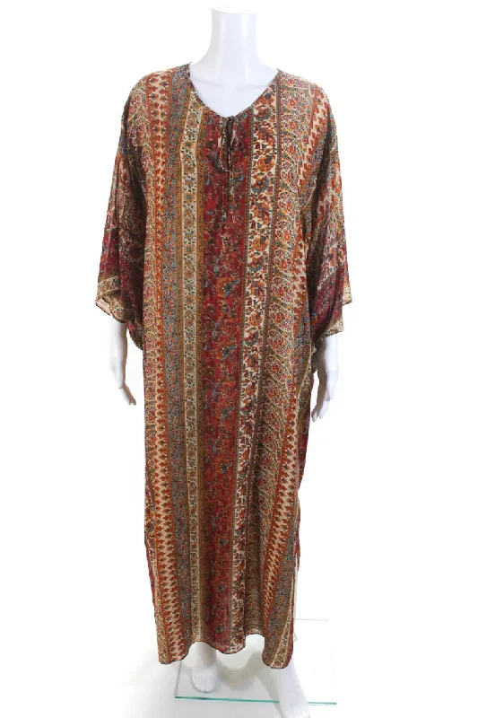 Special Offer Oscar de la Renta Womens Floral Print Split Hem Tunic Dress Multicolor Special Offer Oscar de la Renta Womens Floral Print Split Hem Tunic Dress Multicolor