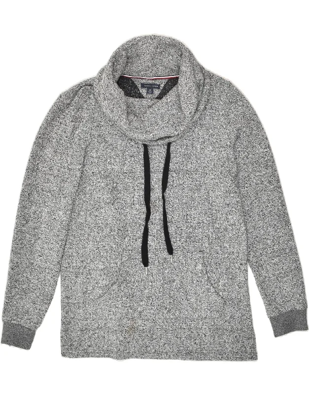 Exclusive Offers TOMMY HILFIGER Womens Roll Neck Jumper Sweater UK 10 Small Grey Cotton Exclusive Offers TOMMY HILFIGER Womens Roll Neck Jumper Sweater UK 10 Small Grey Cotton