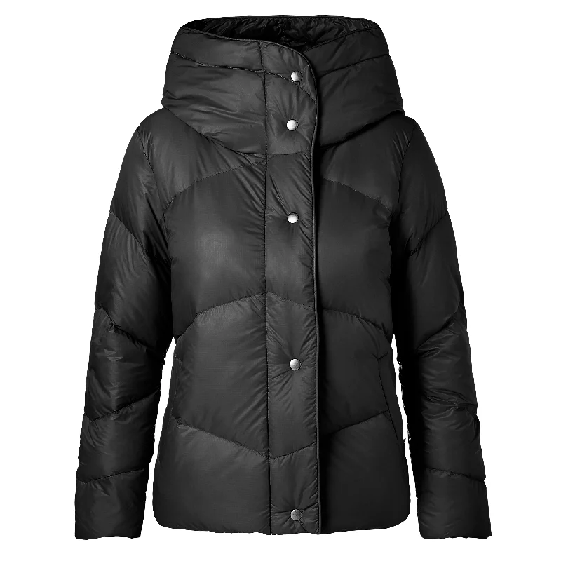 Flash Sale Nina Down Crop Jacket - Black