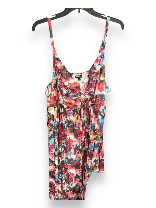 Best Deals Dress Casual Maxi By Torrid In Floral Print, Size: 3x