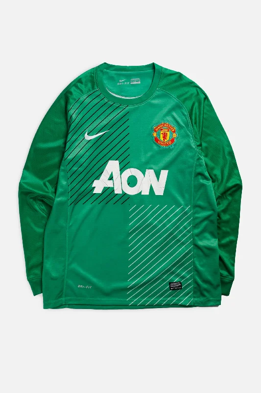 While Supplies Last Vintage Manchester Soccer Long Sleeve Jersey - XL