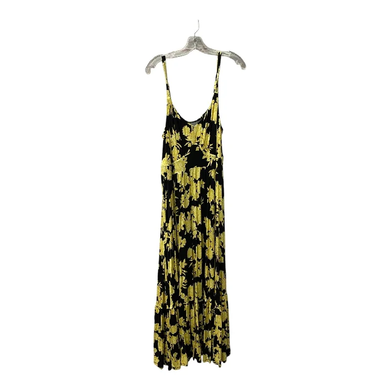Special Discount Dress Casual Maxi By Torrid In Black & Yellow, Size:1X