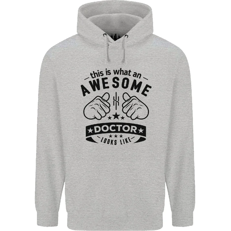 Price Cut An Awesome Doctor Looks Like GP Funny Mens 80% Cotton Hoodie