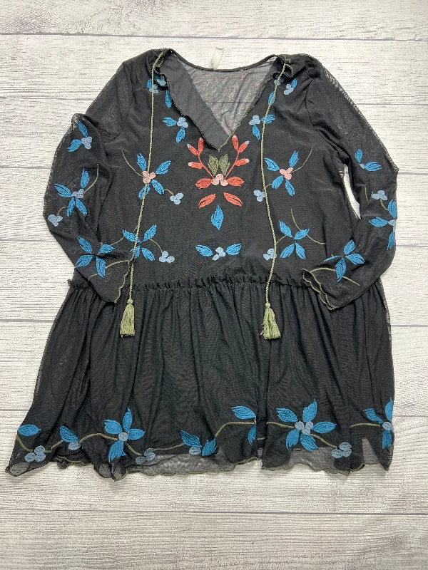 Warehouse Sale Dress Casual Short By A Beautiful Soul In Black, Size: 2x