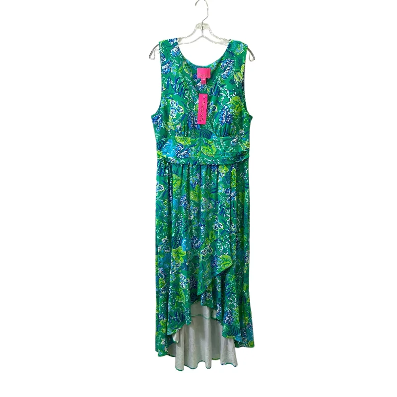 Act Now Dress Designer By Lilly Pulitzer In Green, Size:Xl