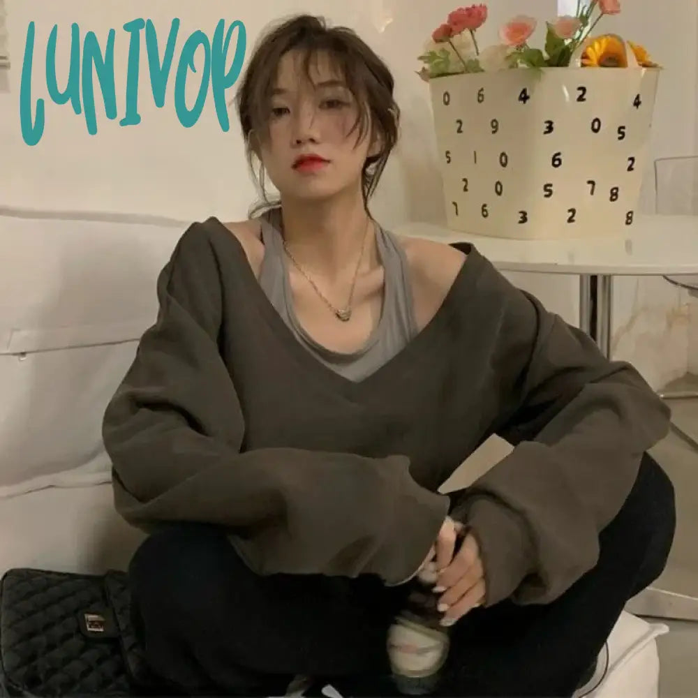 Final Clearance Lunivop Vintage Harajuku Sweatshirts Women Kpop Gyaru Off Shoulder Y2k Streetwear Hoodie Oversized Crop Tops Korean Fashion Final Clearance Lunivop Vintage Harajuku Sweatshirts Women Kpop Gyaru Off Shoulder Y2k Streetwear Hoodie Oversized Crop Tops Korean Fashion