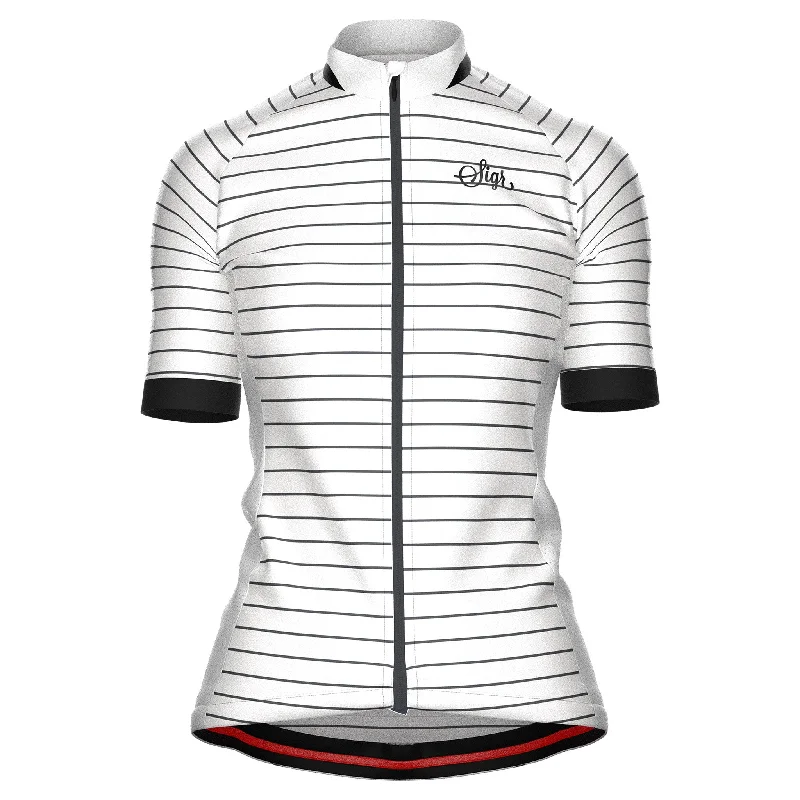 YEAR-End Sale White Horizon Women's Cycling Jersey for Women