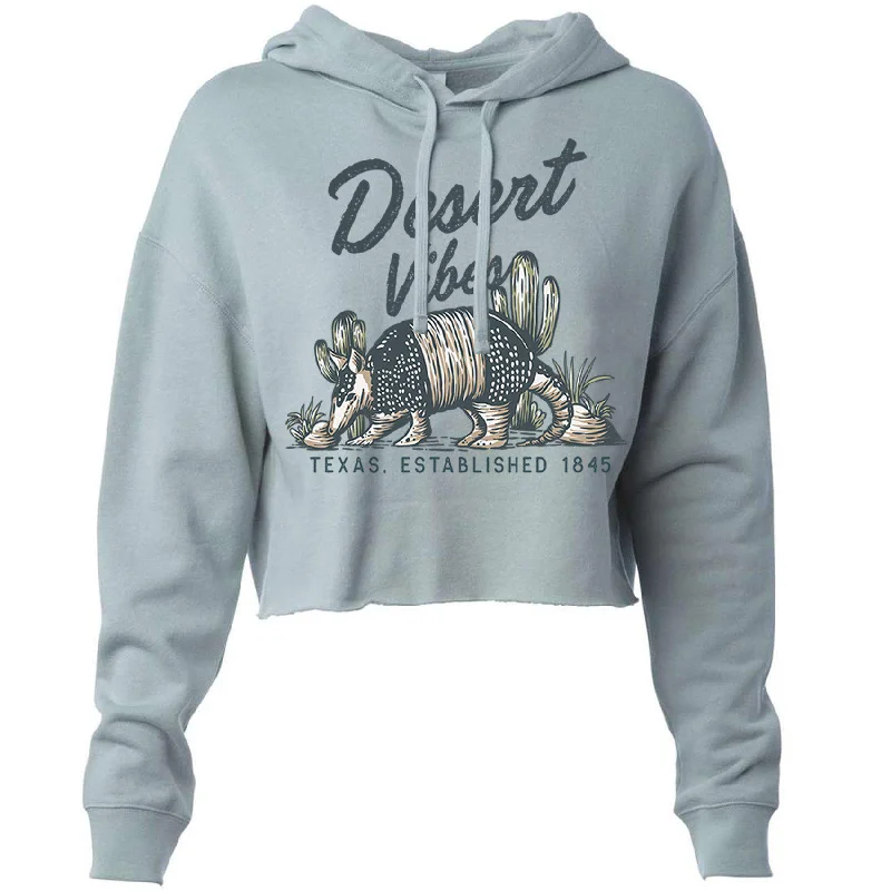 Savings Bonanza Desert Vibes Texas Cropped Hoodie