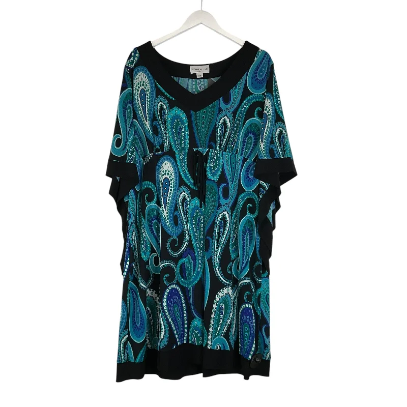 Lowest Prices Dress Casual Short By Ronnie Nicole In Blue, Size: 2x
