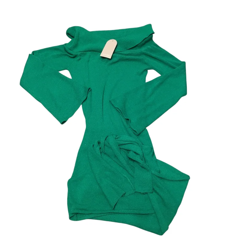 Final Markdown Dress Casual Midi By Cmc In Green, Size: 3x