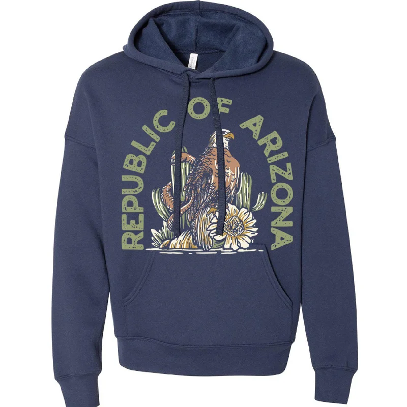 Fantastic Offers Republic Of Arizona Drop Shoulder Hoodie