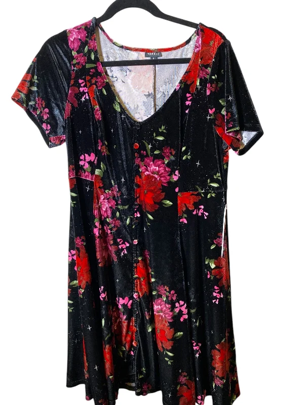 Early Bird Discount Dress Casual Midi By Torrid In Floral Print, Size: 3x