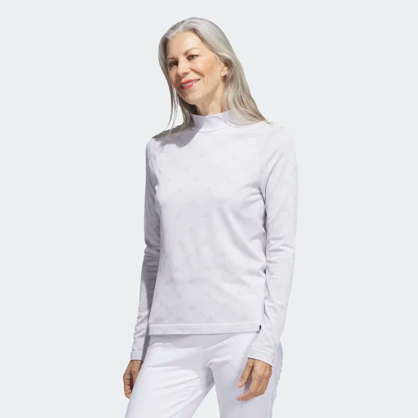 Stock Clearance ADIDAS SS23 WOMEN ULTIMATE365 TOUR MONOGRAM MOCK NECK TEE