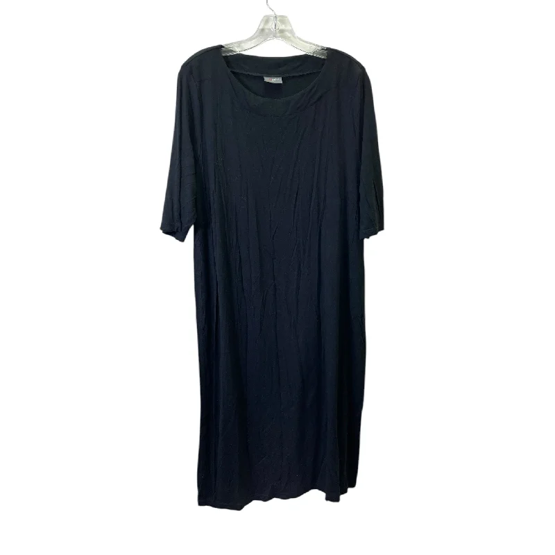 Clearance Items Dress Casual Midi By Jofit In Black, Size:Xxl