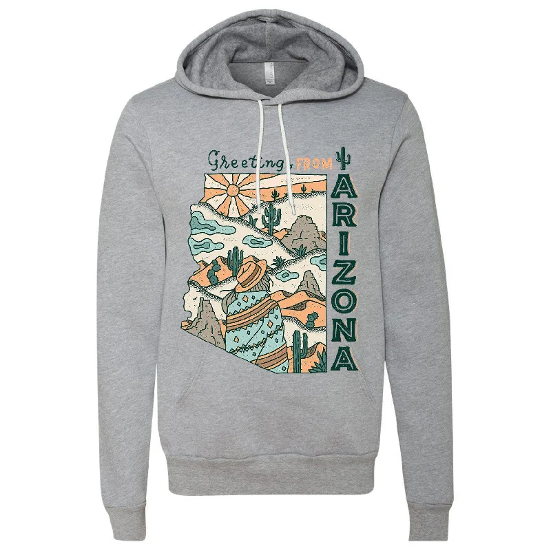 One-DAY Sale Greetings from Arizona Pullover Hoodie