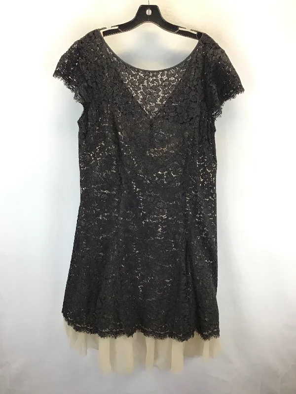 Value Deals Dress Party Midi By Eliza J In Black & Cream, Size: 2x