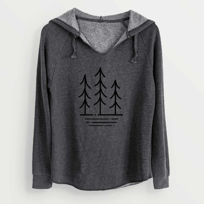 Last Chance Three Trees - Cali Wave Hooded Sweatshirt