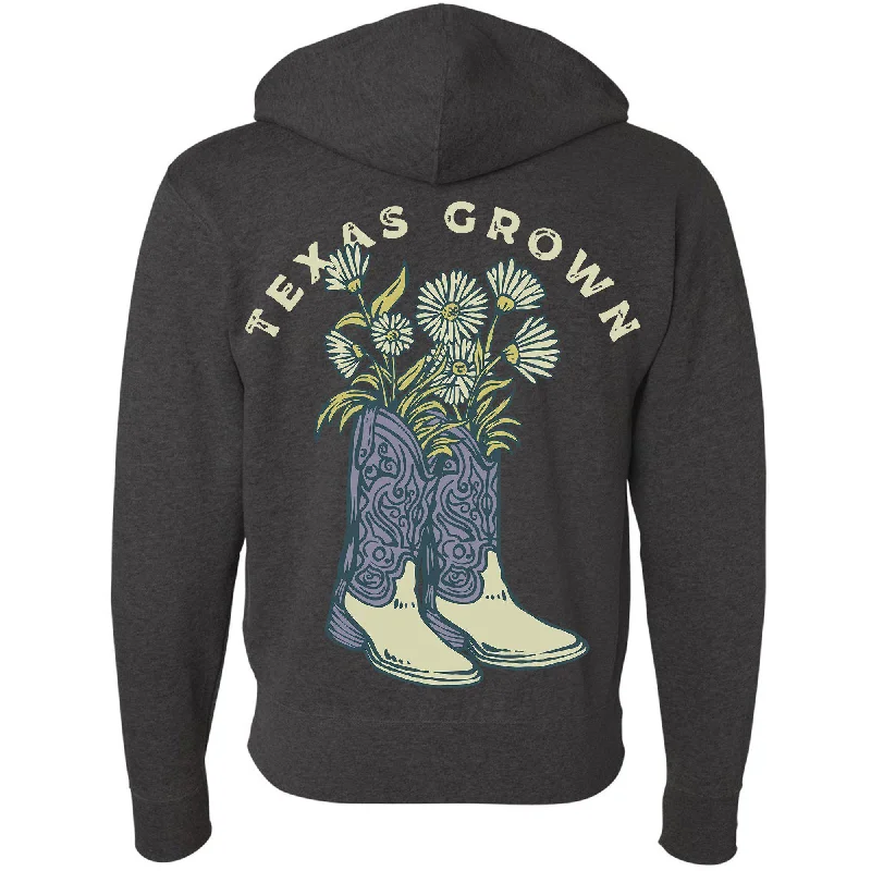 Limited Availability Texas Grown Zipper Hoodie