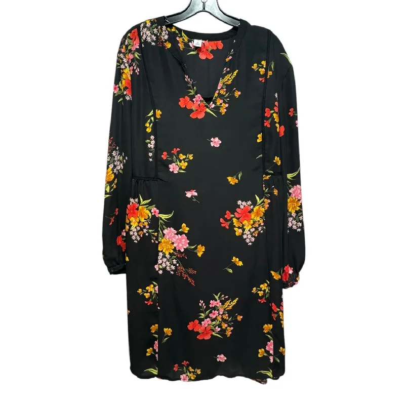 Daily Specials Dress Casual Midi By Old Navy In Floral Print, Size: 1x