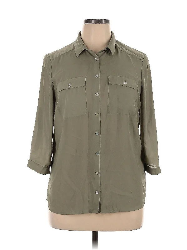 Members Only 3/4 Sleeve Blouse