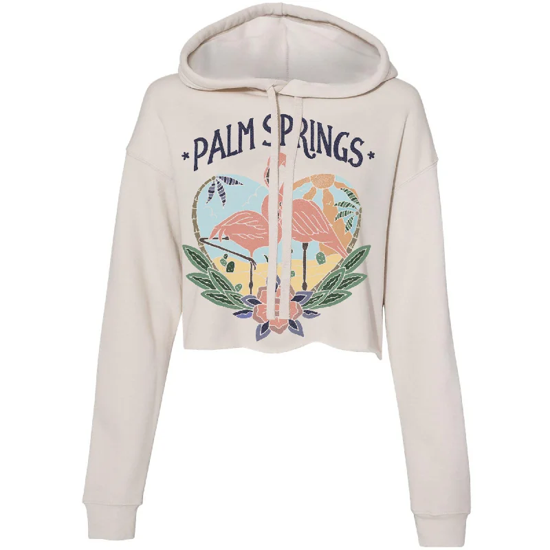 Final Markdown Palm Springs Cropped Hoodie