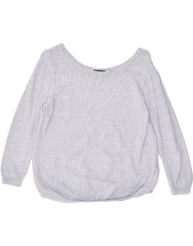 Unbeatable Prices MASSIMO DUTTI Womens Crop Boat Neck Jumper Sweater UK 10 Small Purple Unbeatable Prices MASSIMO DUTTI Womens Crop Boat Neck Jumper Sweater UK 10 Small Purple
