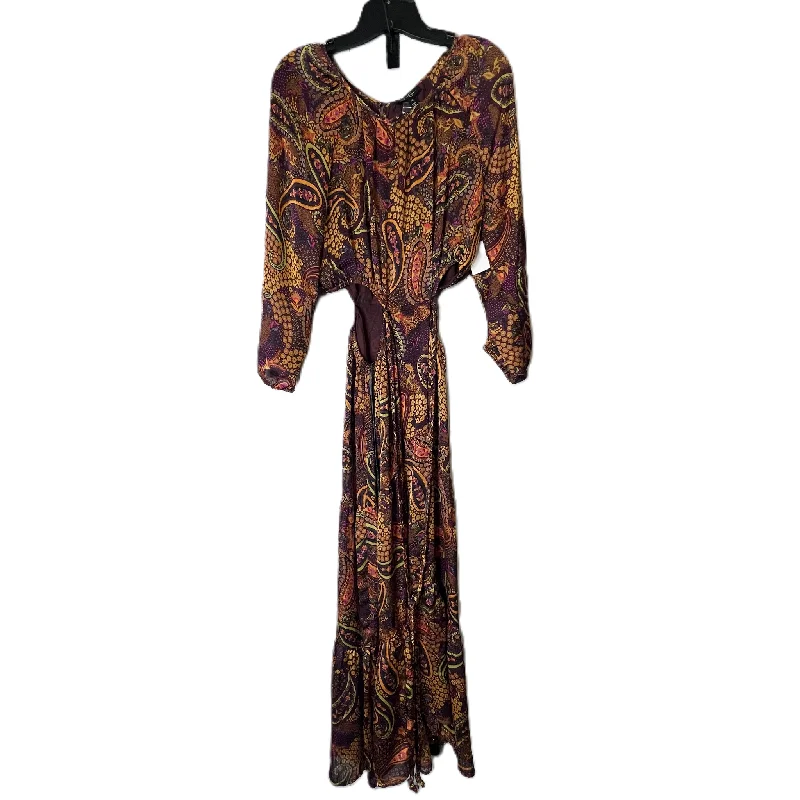 Take Advantage Dress Casual Maxi By Jessica Simpson In Multi-colored, Size: Xl