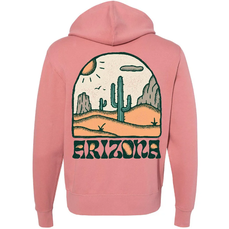 Don't Wait Cactus Arizona Zipper Hoodie