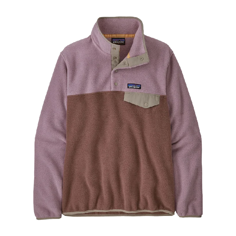 Extra Savings Patagonia Women's Lightweight Synchilla Snap-T Fleece Pullover Dulse Mauve