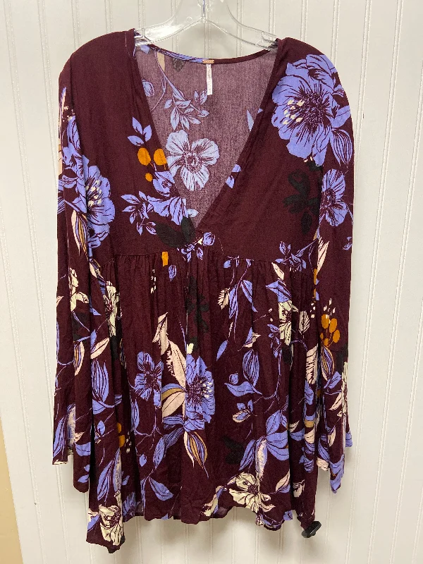 Final Markdown Dress Casual Short By Free People In Purple, Size: Xl