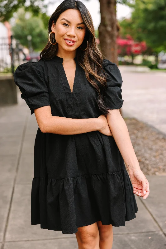 TIME-Limited Offer On Your Heart Black Dress