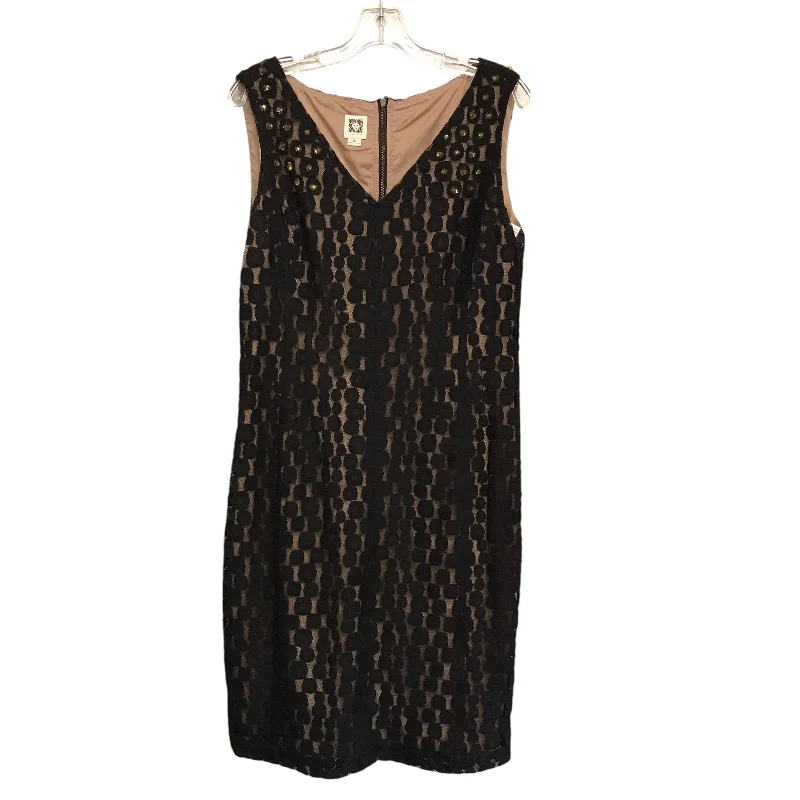 Unbeatable Prices Dress Casual Short By Anne Klein In Black & Tan, Size:Xl