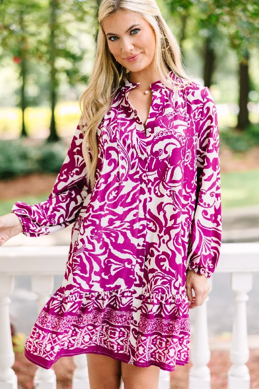Price Drop Alert Want The Best Magenta Purple Absract Dress