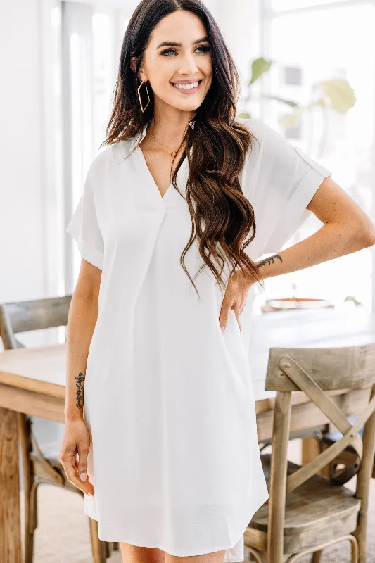 Huge Discounts Business As Usual White Dress