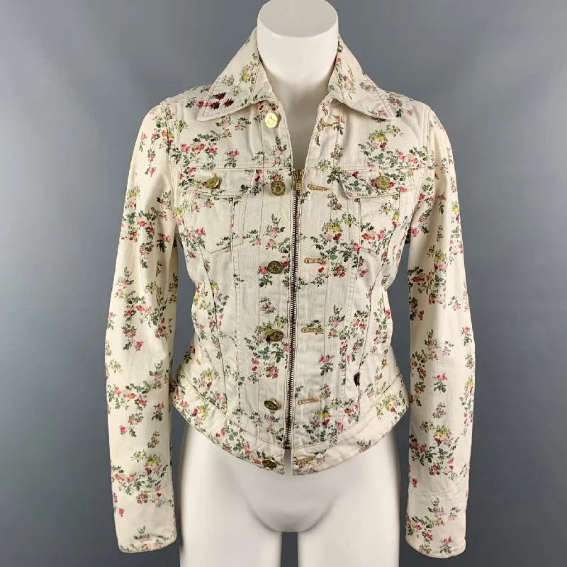 Online Exclusive VIVIENNE WESTWOOD ANGLOMANIA x LEE Size S Multi-Color Floral Cotton Jacket