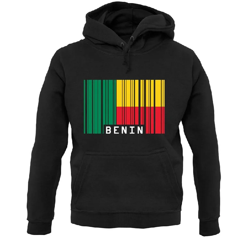 Price Drop Benin Barcode Style Flag Unisex Hoodie