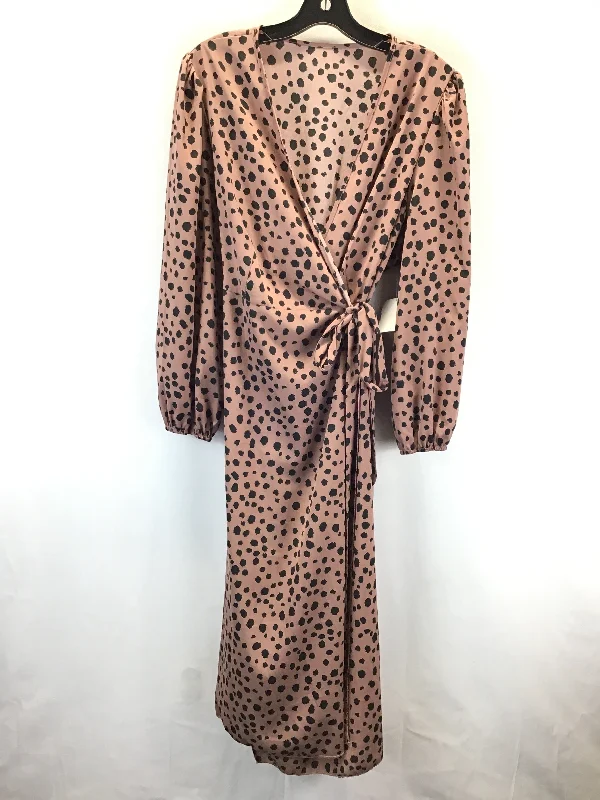 Best Seller Dress Casual Midi By Shein In Animal Print, Size: 2x