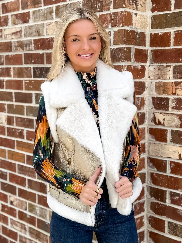 Super Deal Zoe Vest (Gold)