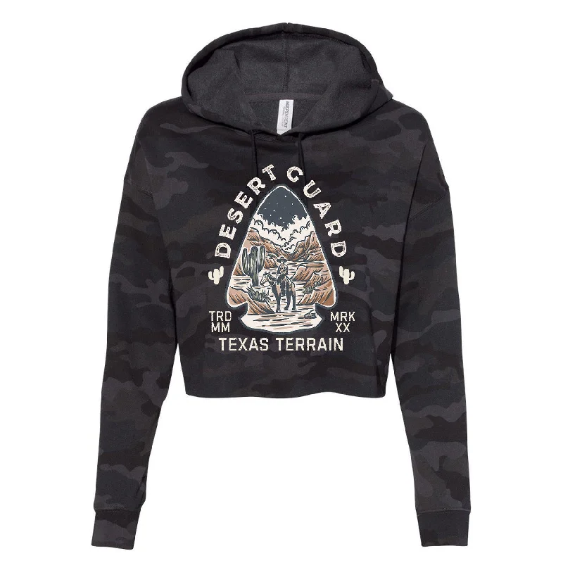 Friends and Family Sale Desert Guard Texas Cropped Hoodie
