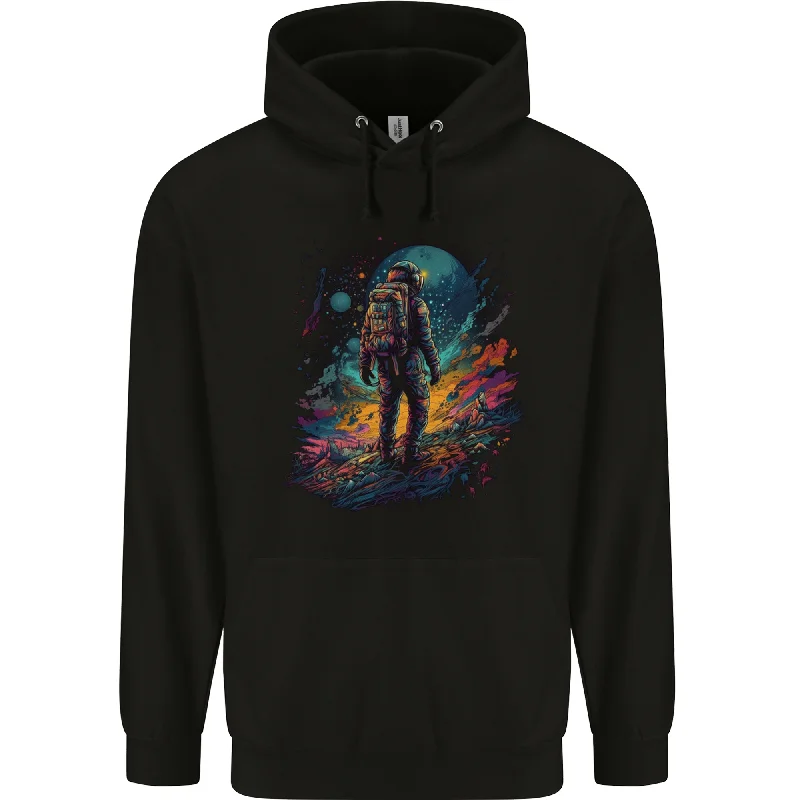 Big Discounts An Astronaut on an Alien Planet Spaceman Mens 80% Cotton Hoodie