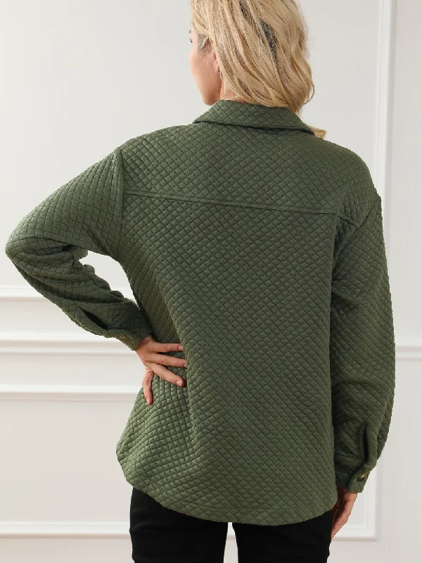 Closeout Warm Quilted Shacket