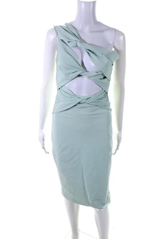 Referral Discount Cushnie Et Ochs Women's Off The Shoulder Cutout Midi Dress Mint Green Referral Discount Cushnie Et Ochs Women's Off The Shoulder Cutout Midi Dress Mint Green