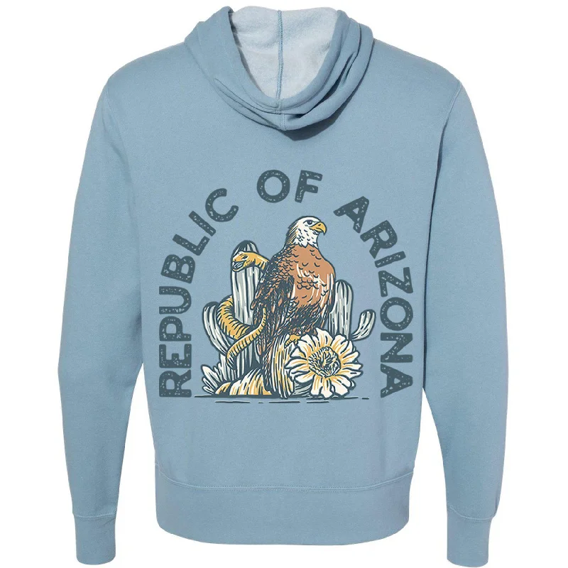 Stock Clearance Republic Of Arizona Zipper Hoodie