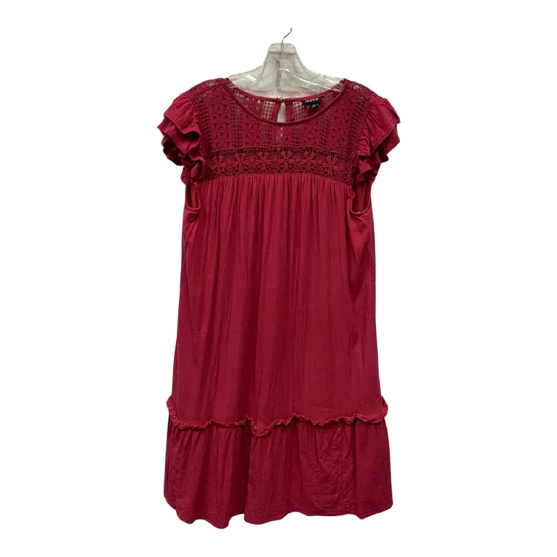 Super Bargain Dress Casual Short By Torrid In Red, Size:1X