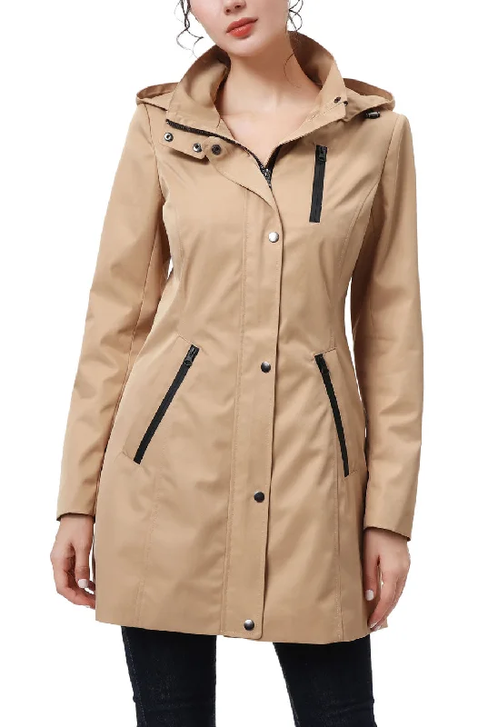 Super Deal Kimi + Kai Women's "Molly" Waterproof Hooded Anorak Jacket
