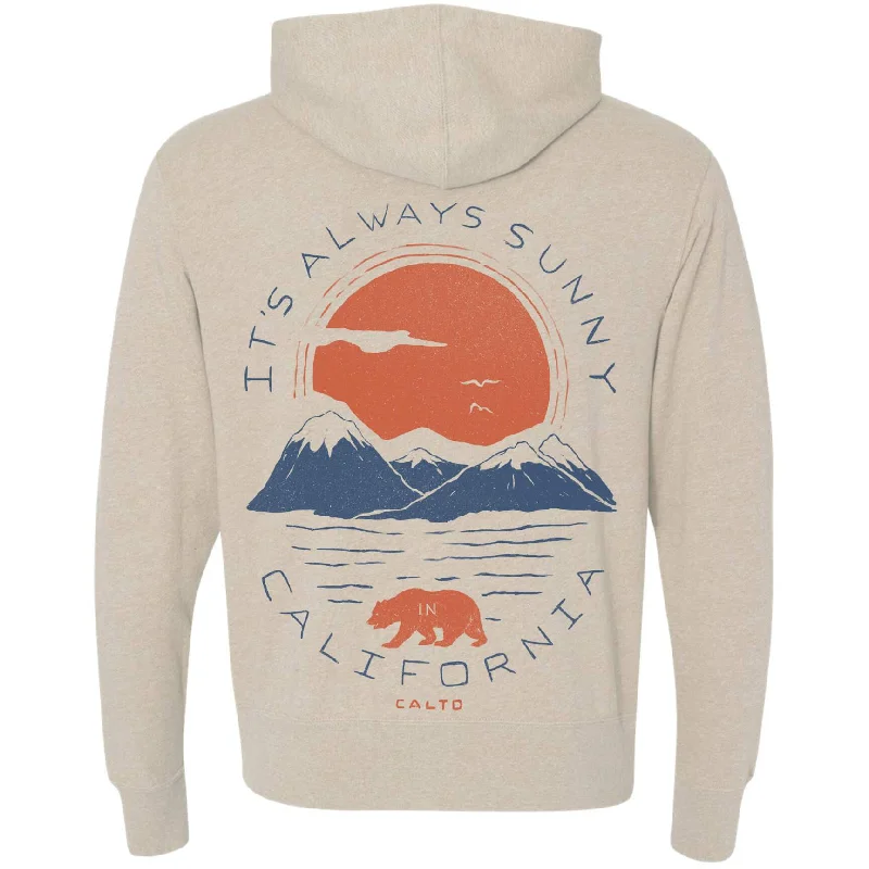 Shop and Save Sunny California Zip Up Hoodie