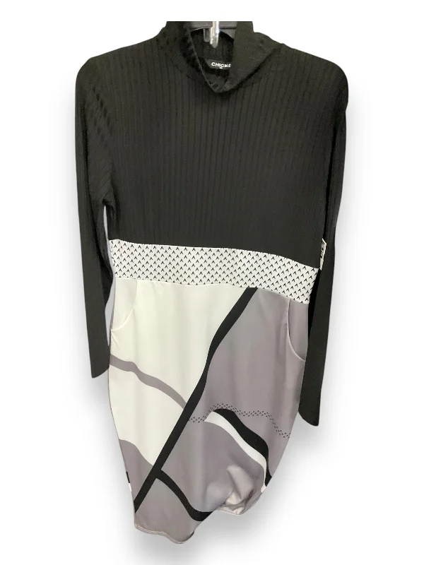 Savings Galore Dress Casual Maxi By Clothes Mentor In Black & Grey, Size: Xl