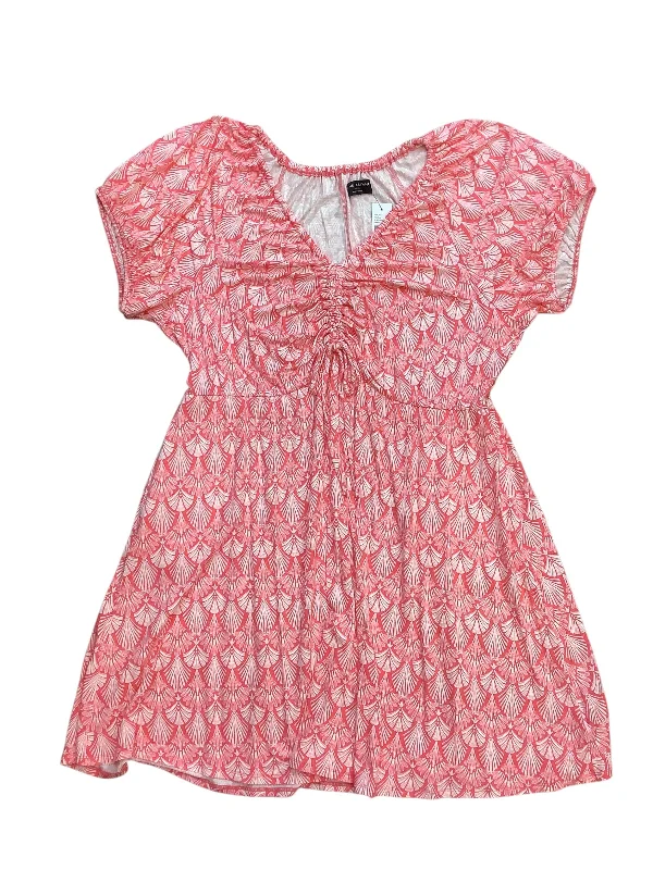 While Supplies Last Dress Casual Short By Lane Bryant In Coral, Size: 3x